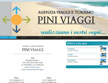 Tablet Screenshot of piniviaggi.com